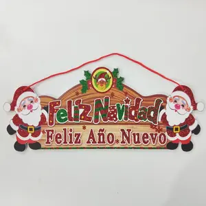 <span class=keywords><strong>Buon</strong></span> <span class=keywords><strong>Natale</strong></span> 2019 del Nuovo <span class=keywords><strong>Anno</strong></span> santa Appeso Ornamento Albero di <span class=keywords><strong>Natale</strong></span> Porta Decorazione Regali - Product Image 1
