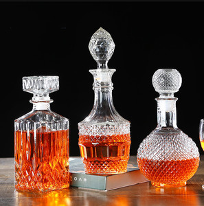 Red Wine Whiskey Vodka Tequila Brandy Glass <strong>Bottle</strong> with Matte Finish and Rubber Stopper <strong>Special</strong>-shaped Empty <strong>Bottle</strong> - Product Image 2