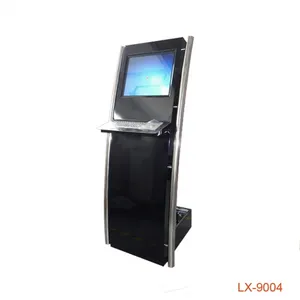 Tùy chỉnh bán hàng nóng thông tin kiosk với bàn phím windows hệ thống máy tính màn hình cảm ứng kiosk totem lcd hiển thị với máy in