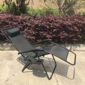 Zero Gravity Lounge Lazy Chair Klappbarer Camping im Freien Höhen verstellbarer kompakter ultraleichter Stuhl Klappstühle und Betten