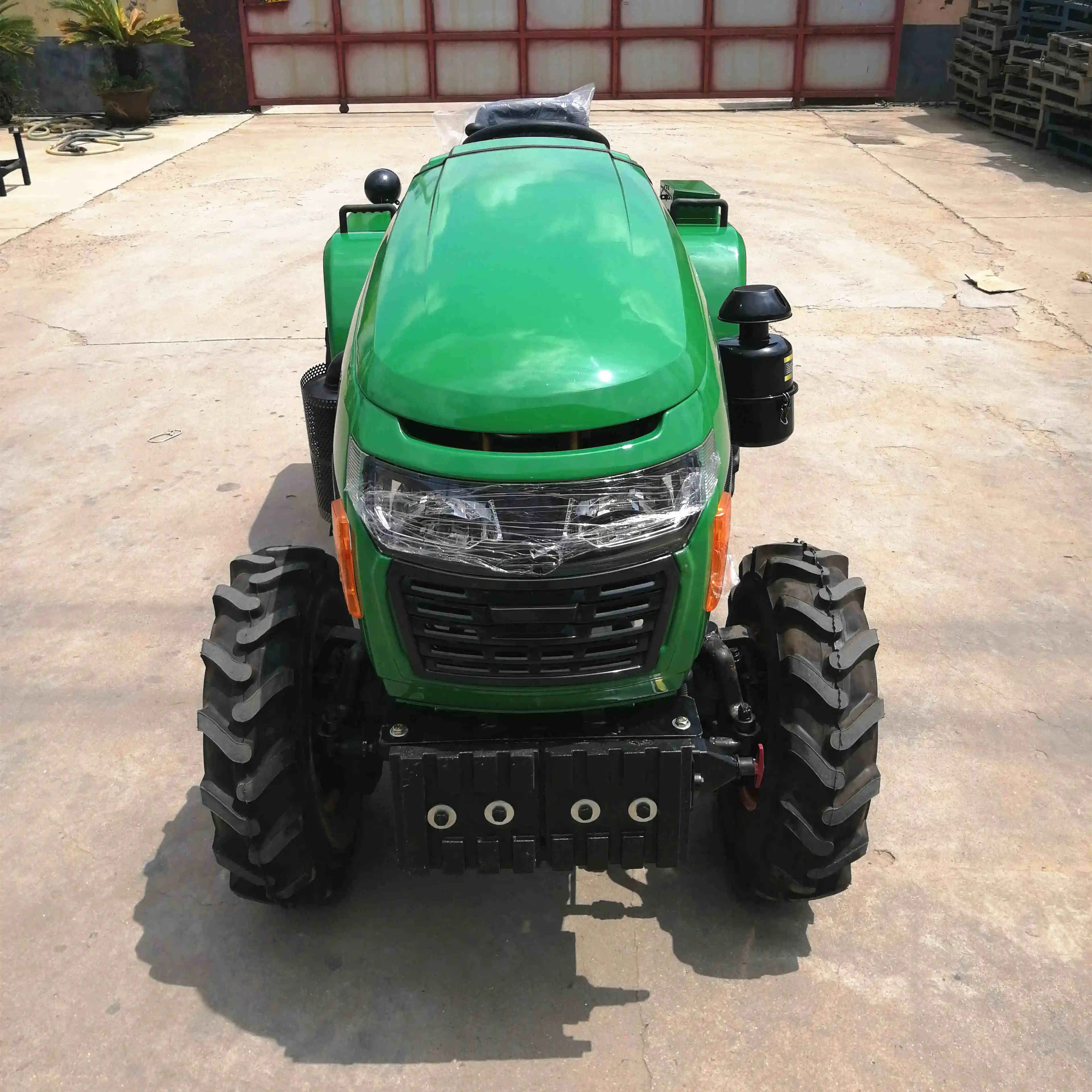 Goede kwaliteit 4x4 kleine compacte tuin tractor 30hp 35hp 40hp 1.15 m breedte voor agrarische