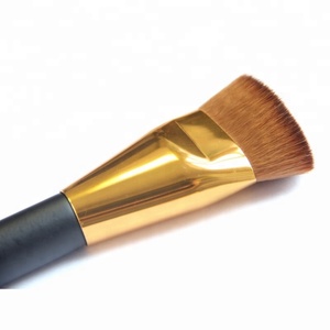 <span class=keywords><strong>1</strong></span> pièces en bois poignée Professionnel Mélange Contour Joue Fard À Joues Poudre Simple Face Fondation make up maquillage brosse - Product Image 3