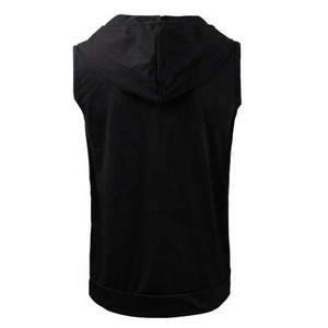<b>Men's</b> Sports <b>Sleeveless</b> Muscle Fit <b>Hoodies</b> Pullover Zipper Tank Top Vest Bodybuilding - Product Image 2