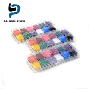 De cara cuerpo kit de pintura <span class=keywords><strong>12</strong></span> color multi color de la Copa del Mundo de cara de bandera paleta de pintura - Product Image 1