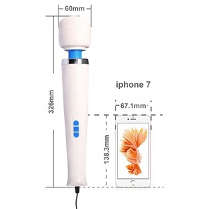 110V <span class=keywords><strong>220V</strong></span> yumuşak silikon kadın yetişkin oyuncak değnek vibratör - Product Image 2