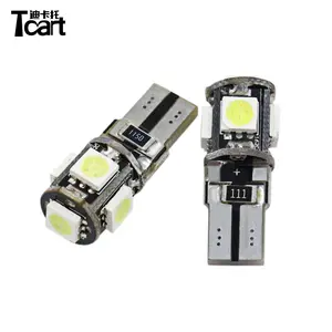 Car decoration lamp T10 w5w led canbus 5050 5smd