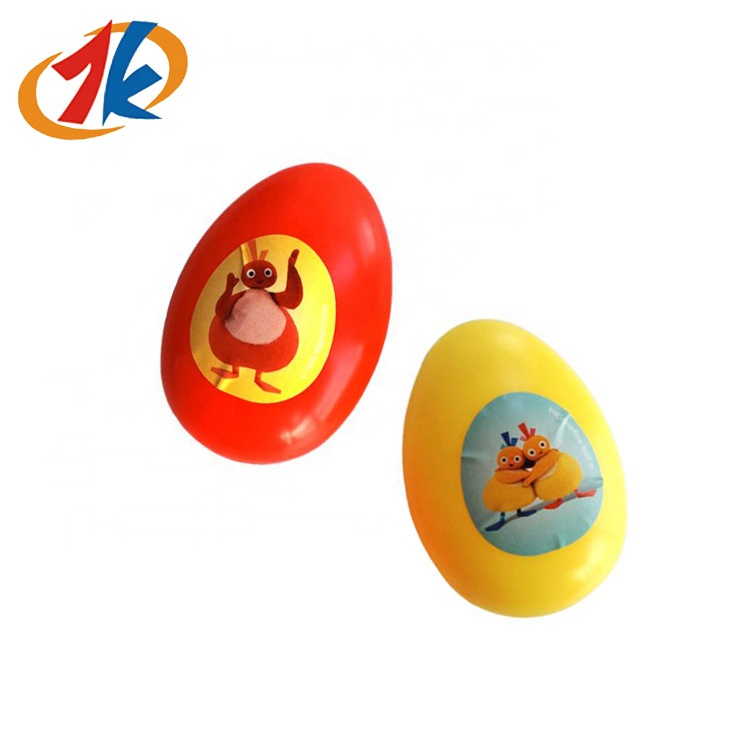 Хит продаж, пластиковая музыкальная игрушка для детей, индивидуальный шейкер для яиц Maracas для детей