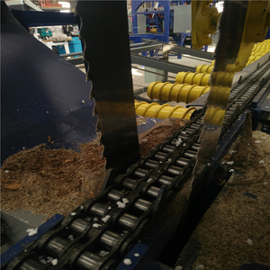 Double Travail Du Bois <span class=keywords><strong>Scie</strong></span> À <span class=keywords><strong>Ruban</strong></span> Automatique D'alimentation Pin Ligne De Coupe - Product Image 6