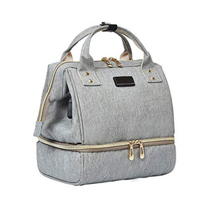 Polyester Striped Diaper Bag <strong>Mini</strong> <strong>Backpack</strong>,sublimation Customized Luxury Diaper Bag Tote for Mother,designer Diaper Bags Usa - Product Image 1