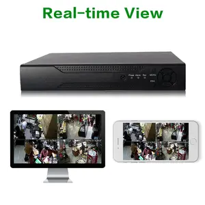 4 canal 1080 p AHD DVR registro en tiempo real y reproducción network video recorder dvr