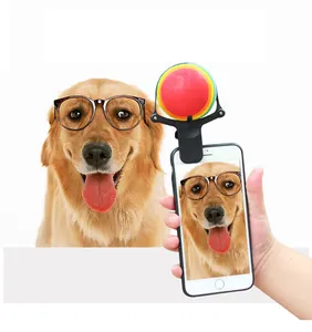 Tongkat Selfie Desain Baru Anjing Kucing Hewan Peliharaan Tongkat Anjing Kucing Mengambil Foto Pelatihan Bunga Klip Ponsel Klip Selfie