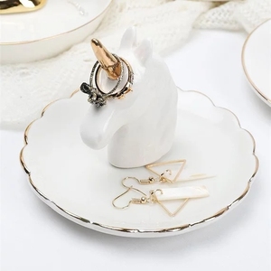 Caballo joyería caja de almacenamiento de cerámica para la decoración de la casa - Product Image 3