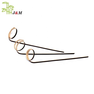 Bague Cocktail Fruits Brochettes Bambou Boucle Pics - Product Image 4