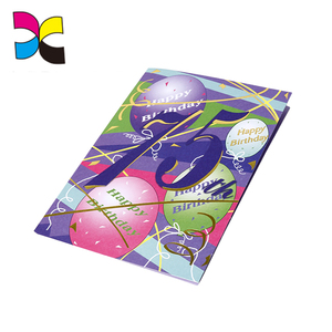 Moda lindo propio diseño personalizado de alta calidad tamaño personalizado hermoso gracias tarjeta, tarjeta de cumpleaños - Product Image 2