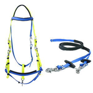 フルドラフトサイズオーストラリアサドルスタイルウエスタンホースブライドルホルターポニー用耐久性ナイロンコブ製耐久性PVC耐久性 - Product Image 6