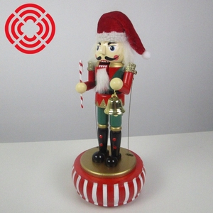 Decoración del <span class=keywords><strong>Cascanueces</strong></span> con música, suministros de decoración navideña, logotipo personalizado SY Xmas, acepta 1 unidad/caja interior de 6 colores, venta de fábrica - Product Image 2
