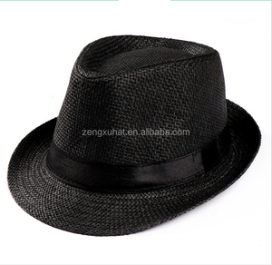 Fedora <span class=keywords><strong>Trilby</strong></span> gangsterler şapkalar hasır Panama tarzı Packable seyahat şapka kadın erkek Fedoras şapka - Product Image 4