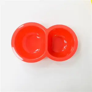 Toptan bohemian mutfak tasarım-Amazon BPA Free Plastic Bowl For Baby 2 Compartment Durable Salad Fruit Nut Bowl For Kitchen Use High Quality