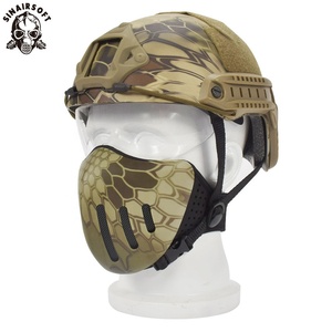 Tactique Face Engins Boucliers <span class=keywords><strong>Airsoft</strong></span> Chasse Camo Fantôme Masque de Combat Paintball Airsoftsports En Plastique - Product Image 1