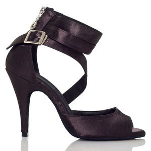 <span class=keywords><strong>Chaussures</strong></span> de danse latine à talons hauts L014, <span class=keywords><strong>chaussures</strong></span> de danse en satin, pour filles, souliers à la mode, 7.5cm/10cm, pour femmes - Product Image 1