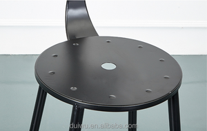 2017 Foshan Großhandel loft bistro-<span class=keywords><strong>m</strong></span>öbel industrielle schwarz funky barhocker - Product Image 4