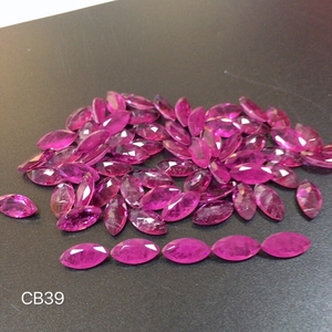 Wuzhou Thời Trang Pha Lê Zircon Fusion Đá Tổng Hợp Paraiba <span class=keywords><strong>Emerald</strong></span> Sapphire <span class=keywords><strong>Ruby</strong></span> Đá Quý - Product Image 2