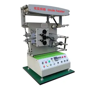 automatic Label Flexographic Printing press Flexo Garment Label Printing Printers Machine for Ribbon Satin Nylon Taffeta Label