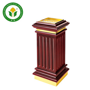 Châu Âu Thiết Kế Khách Sạn Sảnh Bằng Gỗ Thùng Rác Thùng Rác - Product Image 1