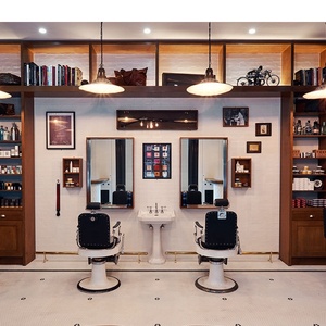 เฟอร์นิเจอร์ร้านตัดผมทันสมัยแบบกำหนดเอง LUX สำหรับการออกแบบร้านเสริมสวย - Product Image 1