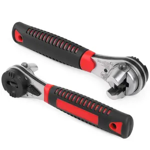 Multifungsi Adjustable 6-22 Kunci Pas Ratchet Wrench Perbaikan Alat Genggam Kunci Pas