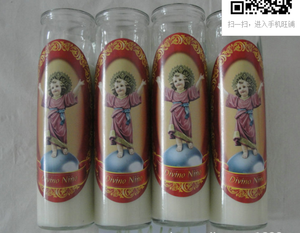 Vela al por Mayor, Frascos de Vidrio Mexicanos Hispanos, Velas Religiosas Aromáticas - Product Image 6