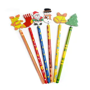 2019 promotional gift pencil Originality Design Wooden music Christmas gift destination board shape pen