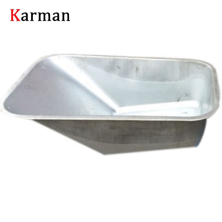 Оцинкованный контейнер с цинковым покрытием, оцинкованный лоток, тачка 85 л, 110 л