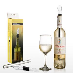 Bâton de refroidissement rapide sans glace pour bouteille de vin, meilleure vente <span class=keywords><strong>Amazon</strong></span> 2019 3-en-1 en acier inoxydable, avec aérateur et verseur - Product Image 4