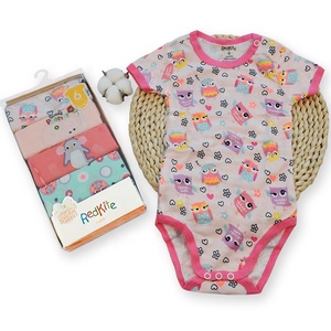 Cina Fornitura di Alta Qualità Morbido 100% del <span class=keywords><strong>Cotone</strong></span> Del Fumetto Bello Appena Nato Vestiti Del Bambino Del Pagliaccetto - Product Image 3