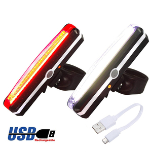Luce della bicicletta <span class=keywords><strong>Ricaricabile</strong></span> Anteriore Della Bici Della Luce Posteriore Della Coda Luminosa Della Bici Ha Condotto La <span class=keywords><strong>Torcia</strong></span> Elettrica per la Bicicletta Luz Bicicleta Luces Bicicleta - Product Image 1
