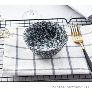 Moderne simple de la maison/<span class=keywords><strong>restaurant</strong></span>/vaisselle 4.<span class=keywords><strong>3</strong></span> pouces rond bon marché neige émaillée en céramique bol de riz - Product Image 2
