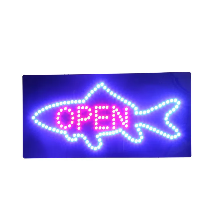 Hidly 12x24 дюйма Креативный светодиодный открытый знак, сияющий светодиодный открытый знак с анимацией, лидер продаж на Ebay Amazon