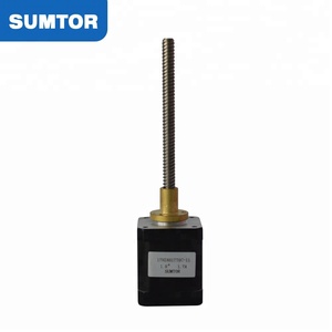 <span class=keywords><strong>tige</strong></span> <span class=keywords><strong>filetée</strong></span> carrée 42x48mm nema 17 moteur <span class=keywords><strong>pas</strong></span> à <span class=keywords><strong>pas</strong></span> à vis à billes linéaire non captive - Product Image 1