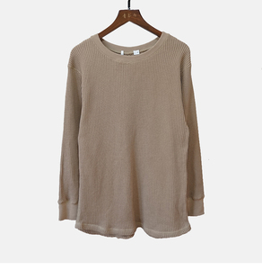 Conjunto de Ropa Interior Térmica de Algodón 100% Suave para <span class=keywords><strong>Mujer</strong></span>, Estilo Waffle, Color Sólido, para Invierno - Product Image 5