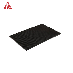 diseño personalizado de cualquier forma color 3d logotipo <span class=keywords><strong>bar</strong></span> Rosa mat estera de la barra de goma ecológico útil Café <span class=keywords><strong>bar</strong></span> mat - Product Image 4