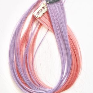 Commercio all'ingrosso dei capelli umani brasiliani del virgin di remy di colore rosa caldo clip in estensioni dei capelli - Product Image 1