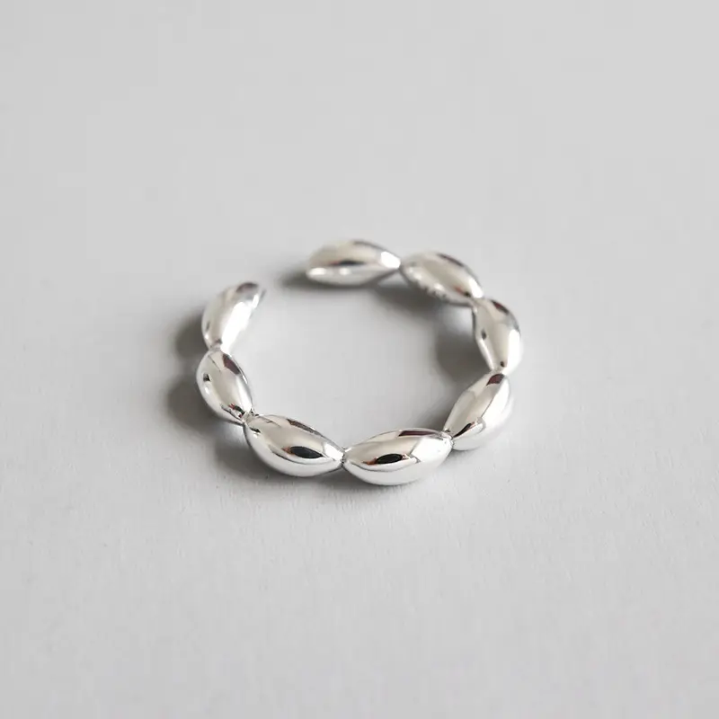 wholesale China manufacturer Pure 925 sterling silver open end finger rings