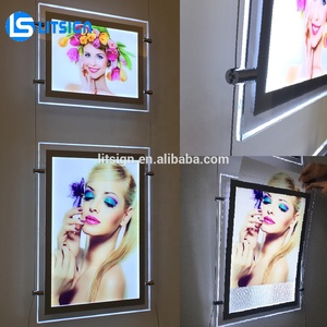 Nuevo LITSIGN, Marco de Acrílico Rectangular Colgante Personalizable A1 A2 A3 A4, Pantalla Publicitaria, Porta Pósteres, Caja de Luz, Marco LED para Fotografía - Product Image 2