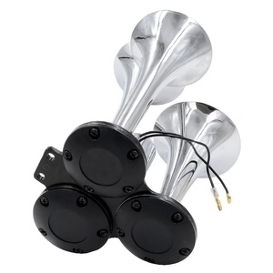 Bocina eléctrica Para Motocicleta, claxon de aire fuerte de 24v, 3 trompetas - Product Image 3