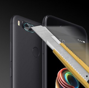 อุปกรณ์ป้องกันเลนส์กล้องทำจากกระจกนิรภัย,อุปกรณ์ป้องกันเลนสำหรับ Xiaomi Mi Black Shark <span class=keywords><strong>Helo</strong></span> 2 3 Pocophone F1สีดำ Shark 4 Pro - Product Image 5