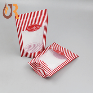 De plástico <span class=keywords><strong>al</strong></span> por mayor paquete de bombones dulces pie ziplock lado doble Impresión de superficie mate papel de aluminio bolsas de embalaje - Product Image 2