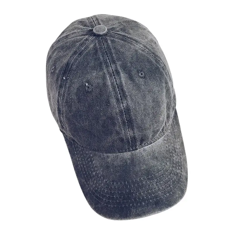 High quality vintage cotton washed distressed hats fashion cowboy baseball cap