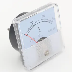 Voltmètre analogique 300v ac 60x60mm, tension avec voltmètre à mesurer ac 0-300v