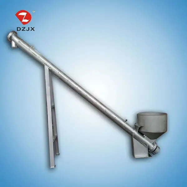 Transportador de tornillo de plástico uhmwpe, diseño personalizado, barrena de tornillo Flexible, transportador de tornillo para exportación